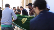جنازة محمد أمين بنمبارك، المغربي الذي قتل في هجمات باريس