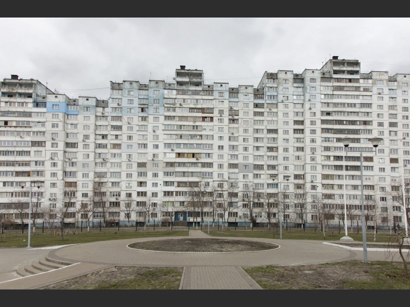 After Chernobyl's disaster many people were relocated from the evacuated town of Prypiat to these apartments in Kiev. UKRAINE - 13/03/2016./VALEROQUINTINA_UKR.059/Credit:Quintina Valero/SIPA/1604112020