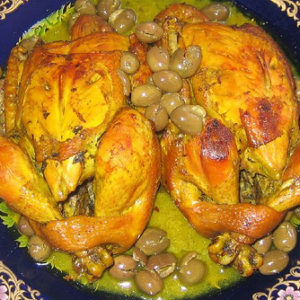 الدجاج بالزيتون